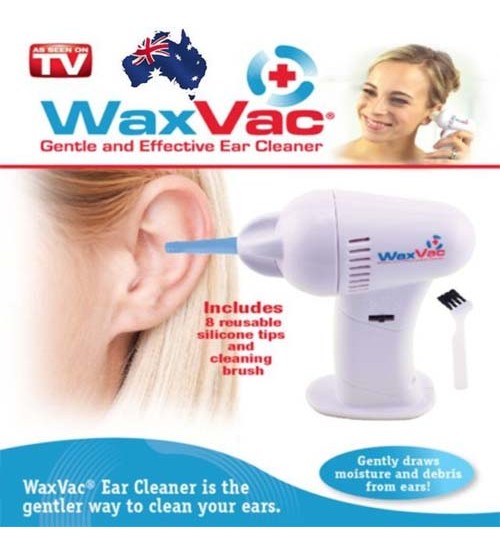 Ear Cleaner Wax Vac-White